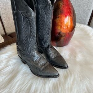 Diamond Supply Co. Black Leather Boots